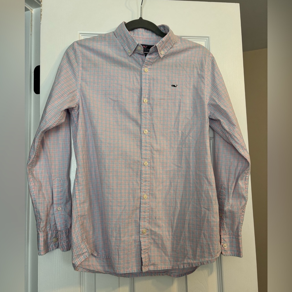 Vineyard Vines boys button down. Size 16